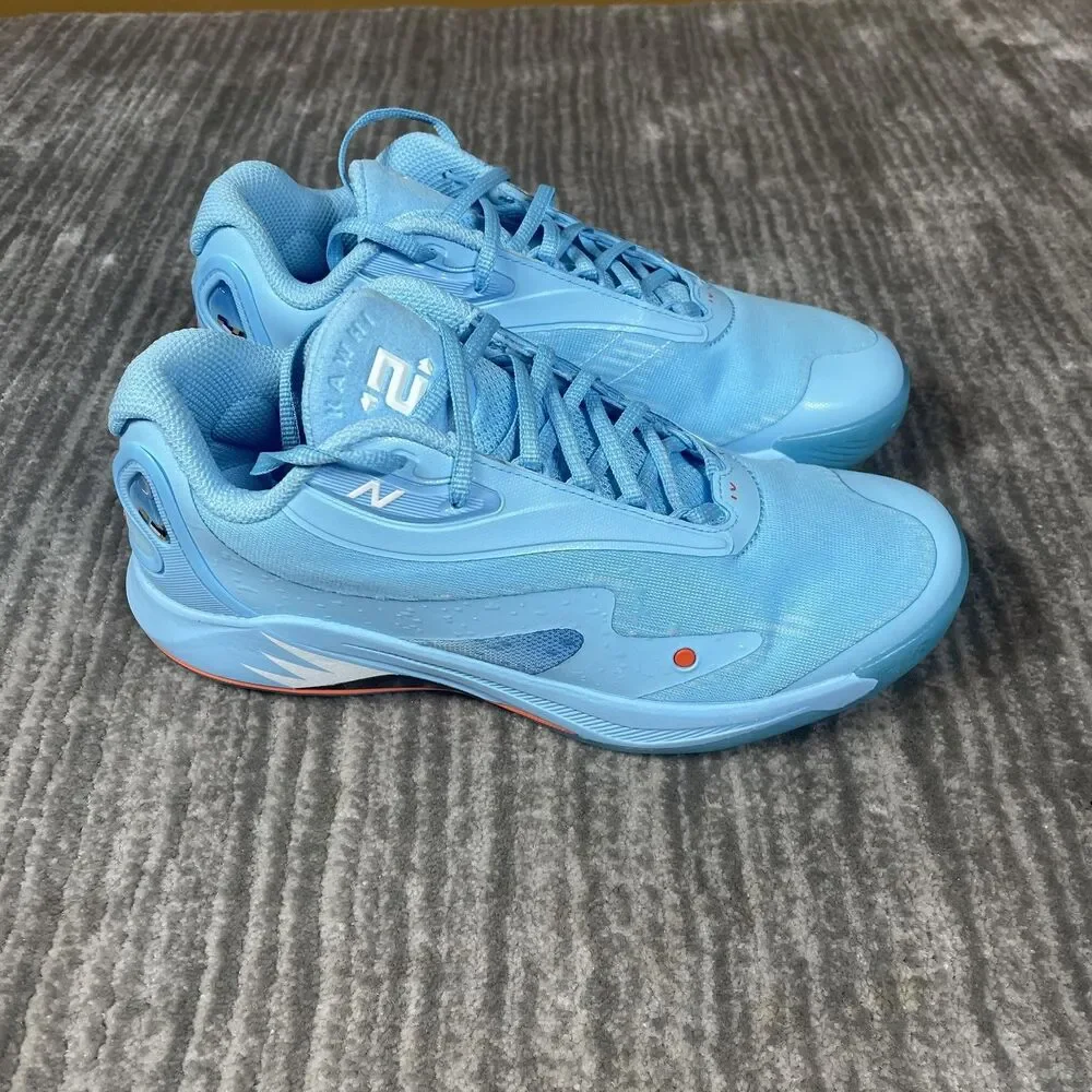 New Balance Kawhi 4 Shoes Mens Size 8.5 Blue Basketball Sneakers BBKLSLV4